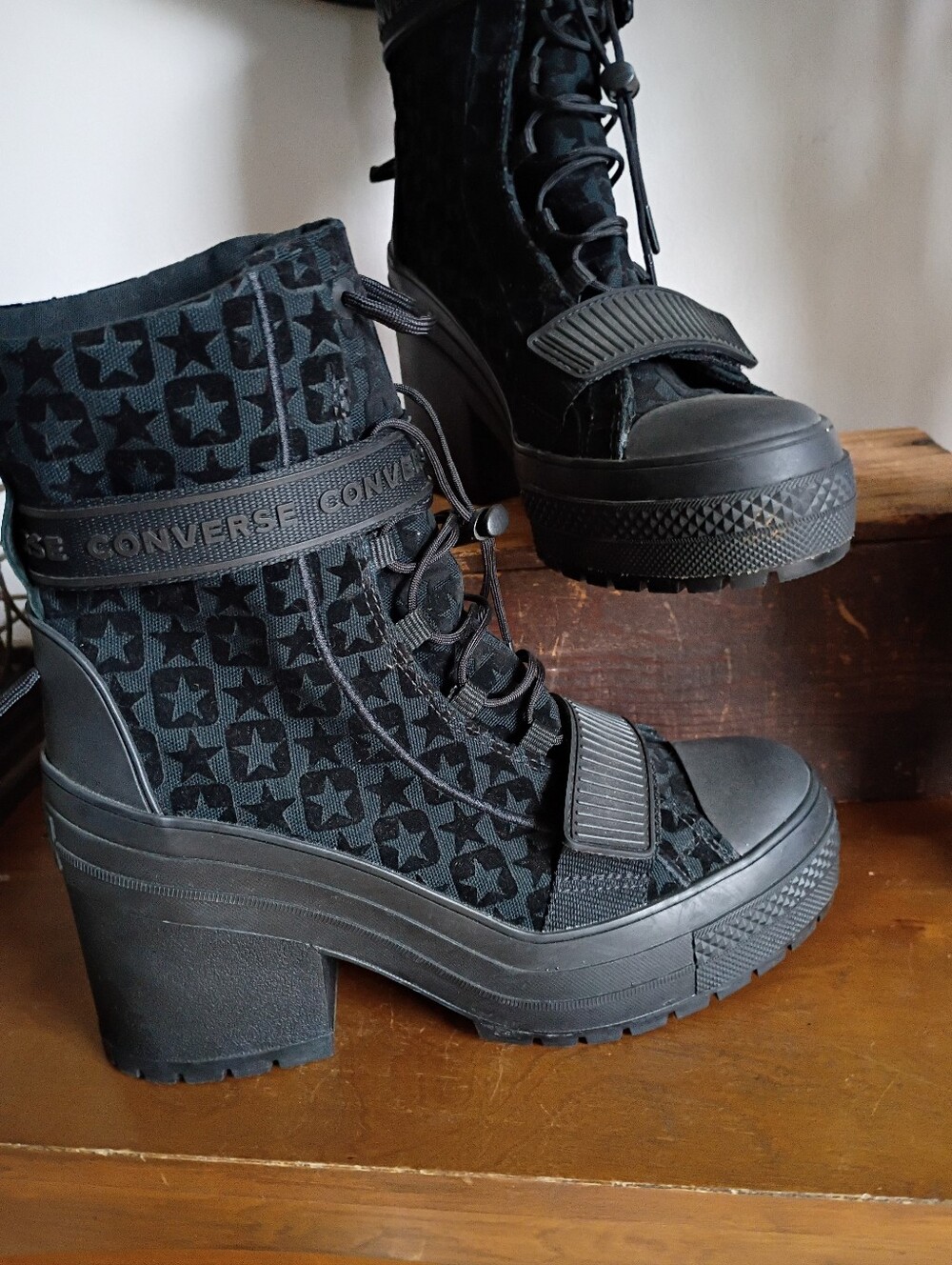 Converse Chuck Taylor All Star High Heel Sneaker - Picture 2 of 10